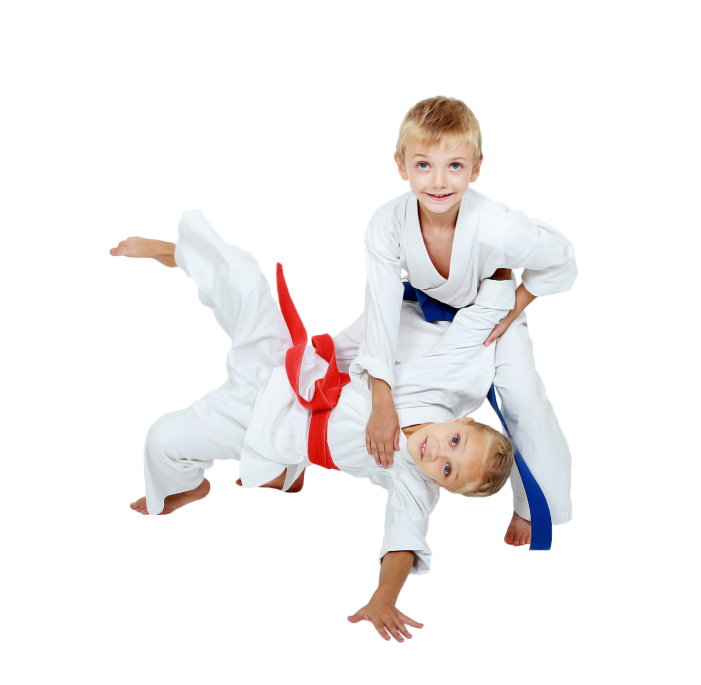 image of Happy Judo Kids Throwing
